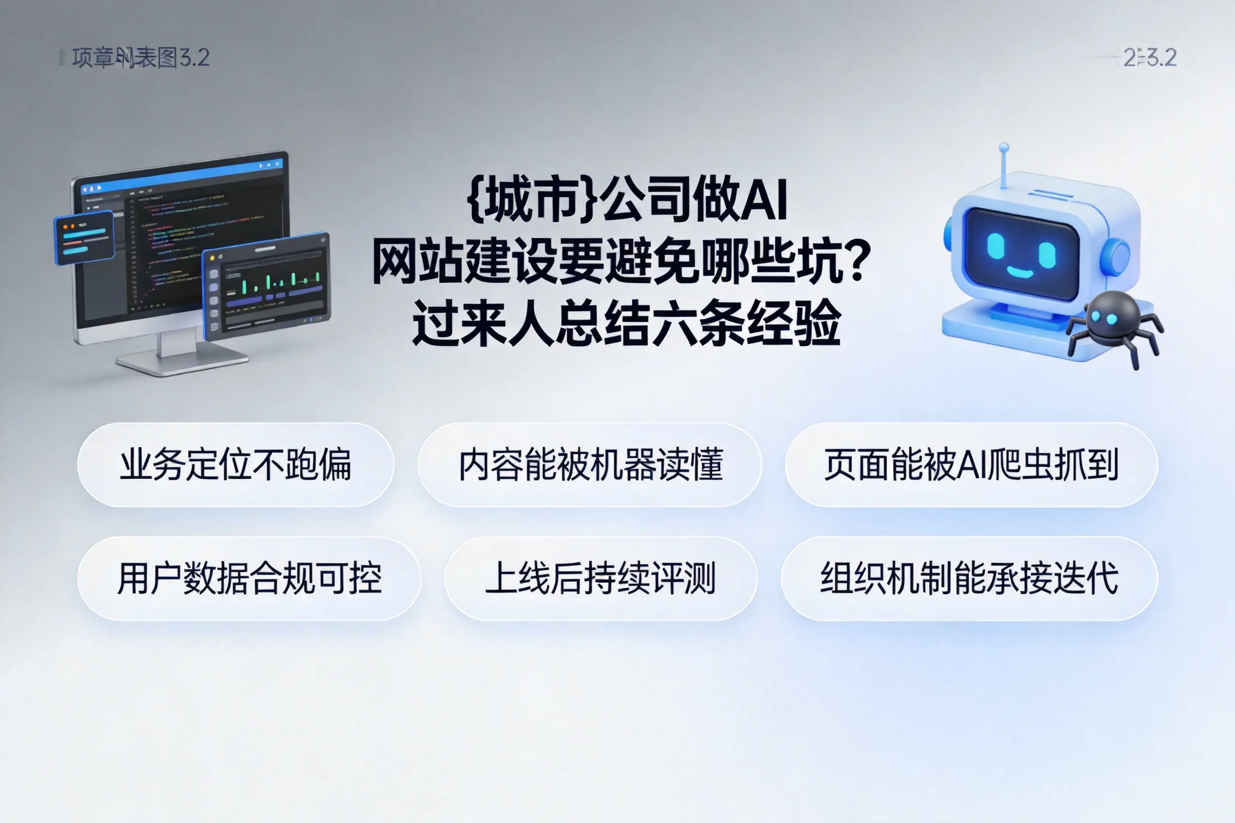南通公司做AI网站建设要避免哪些坑？过来人总结六条经验