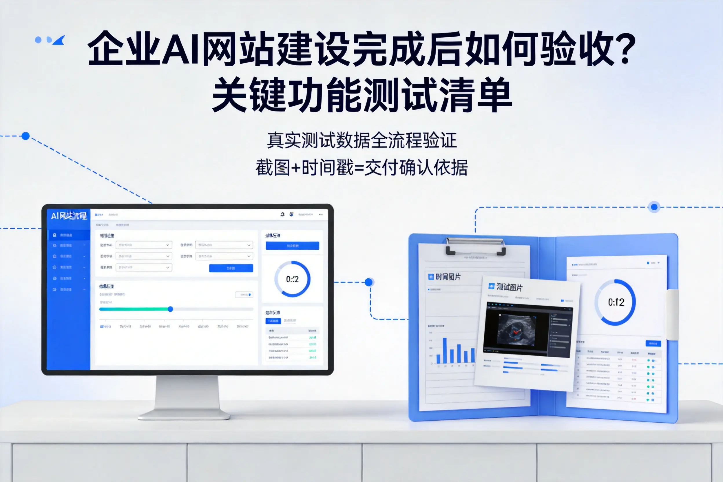 南通企业AI网站建设完成后如何验收？关键功能测试清单