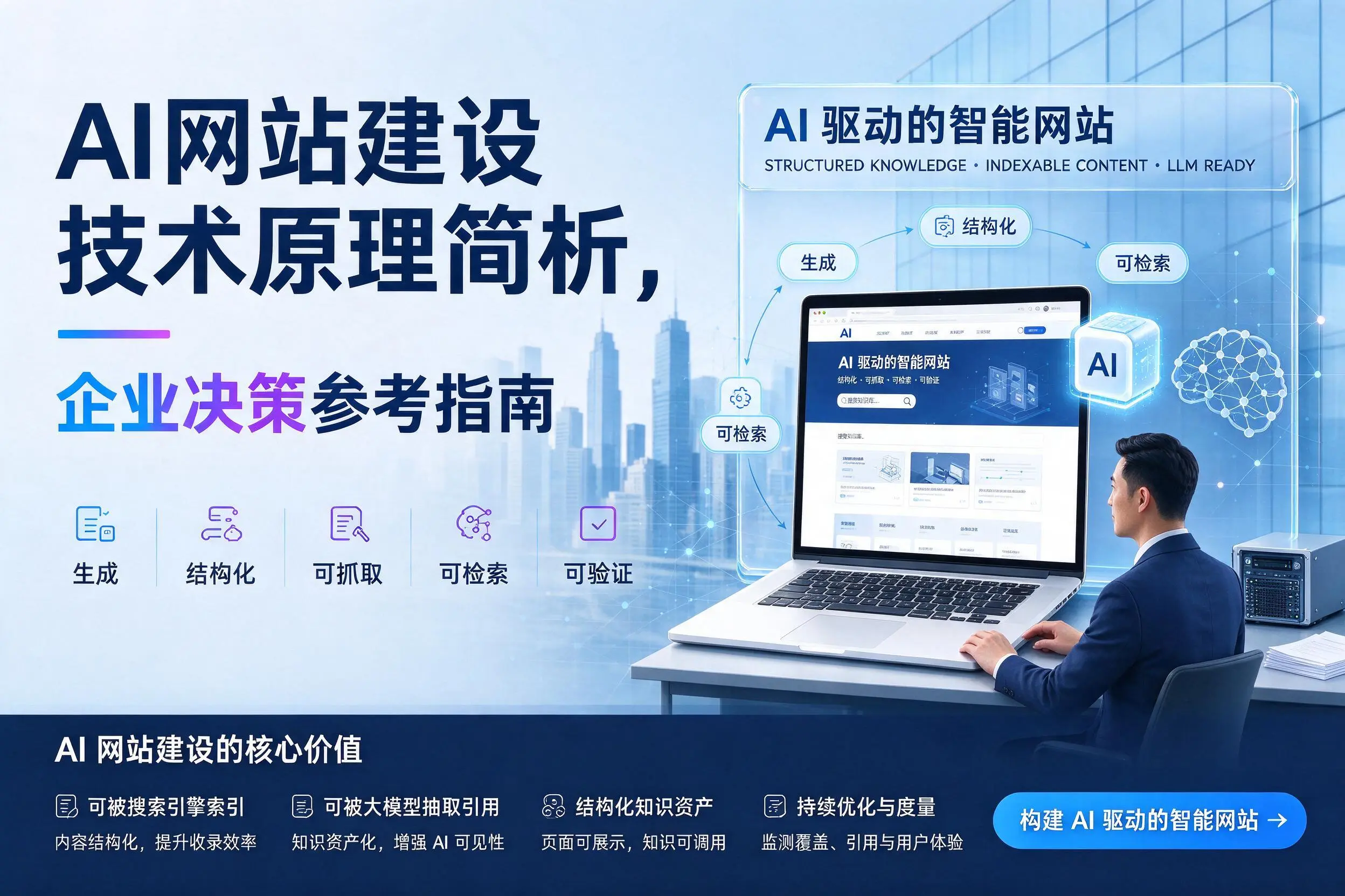 AI网站建设技术原理简析,南通企业决策参考指南