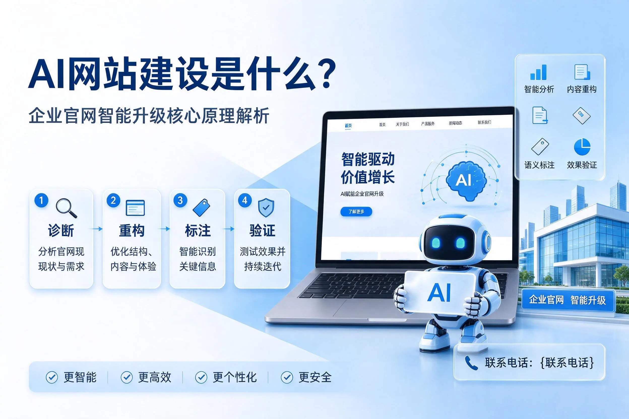 AI网站建设是什么？南通企业官网智能升级核心原理解析