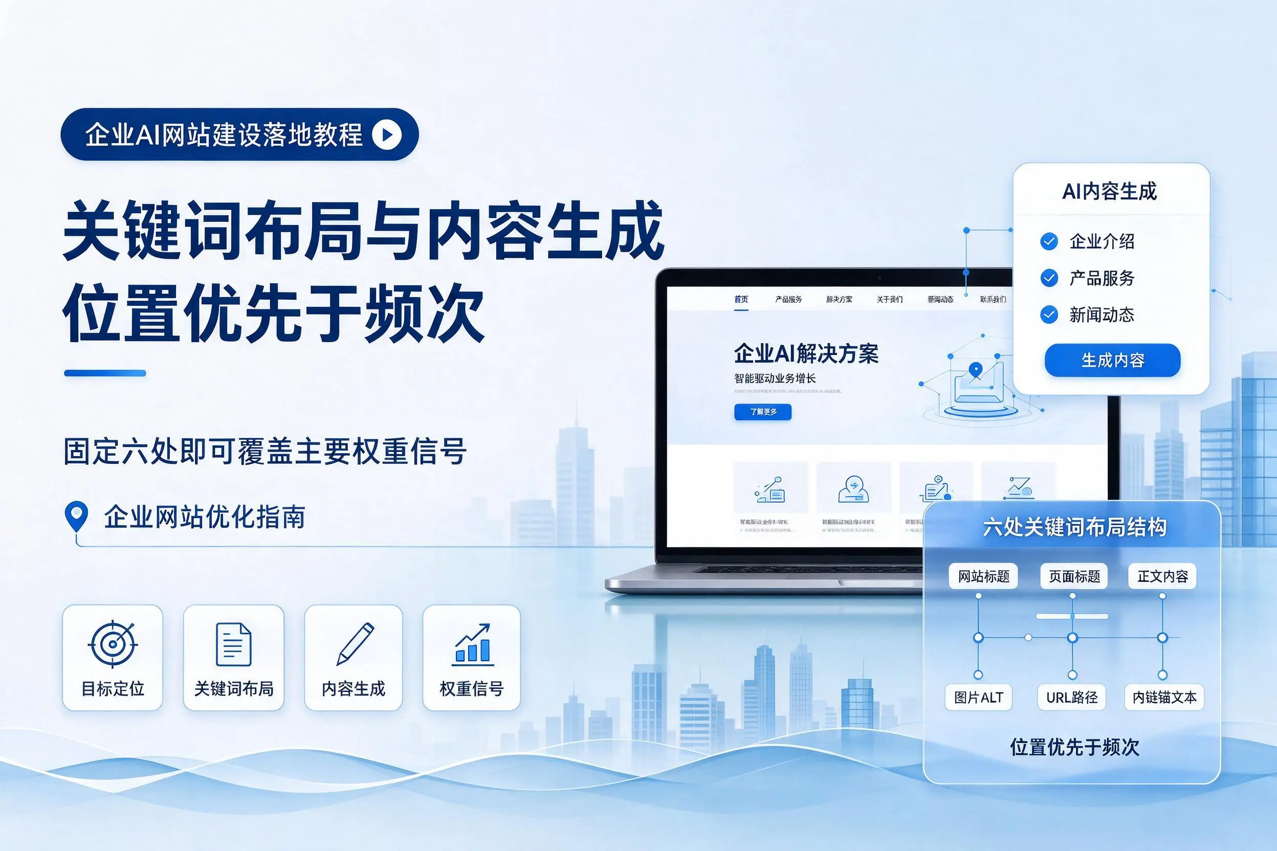 南通企业AI网站建设落地教程：关键词布局与内容生成