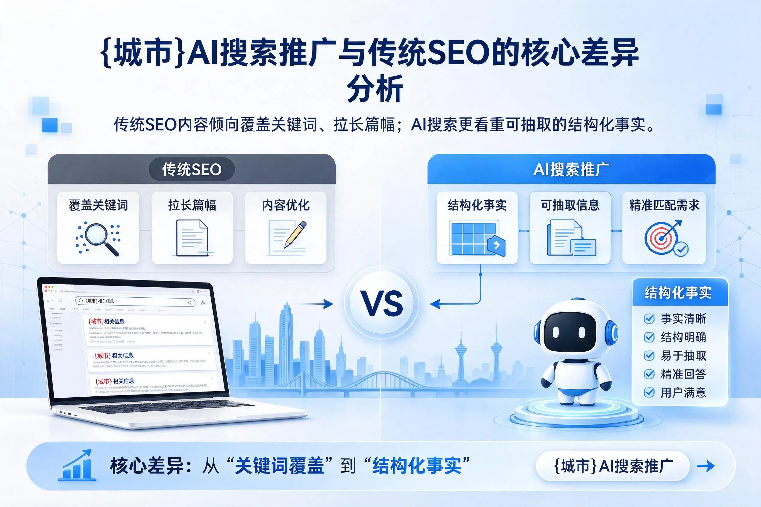 南通AI搜索推广与传统SEO的核心差异分析